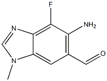 5-aMino-4-fluoro-1-Methyl-1H-benzo[d]iMidazole-6-carbaldehyde