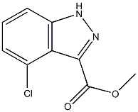 Methyl 4-chloro-1H-indazole-3-carboxylate Struktur