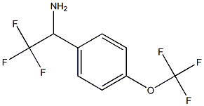 2,2,2-trifluoro-1-(4-(trifluoroMethoxy)phenyl)ethanaMine Struktur
