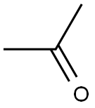 Acetone 100 μg/mL in Methanol 结构式