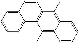 Benzo[a]anthracene, 7,12-dimethyl 化学構造式