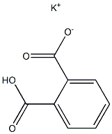 Potassium hydrogen phthalate - Purity Structure