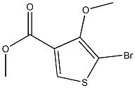 5-溴-4-甲氧基噻吩-3-甲酸甲酯, 1353100-79-4, 结构式