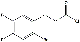 3-(2-broMo-4,5-difluorophenyl)propanoyl chloride