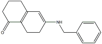 6-(benzylaMino)-3,4,7,8-tetrahydronaphthalen-1(2H)-one Structure