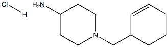 1-(cyclohex-2-enylMethyl)piperidin-4-aMine hydrochloride Structure
