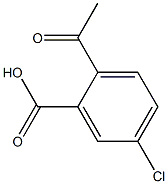 2-Acetyl-5-chloro-benzoic acid Struktur