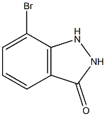 7-溴-1,2-二氢-3H-吲唑-3-酮, , 结构式