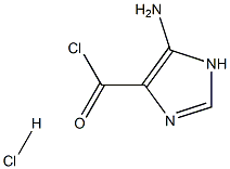 5-aMino-1H-iMidazole-4-carbonyl chloride hydrochloride Structure