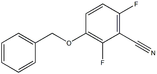 3-(benzyloxy)-2,6-difluorobenzonitrile Structure