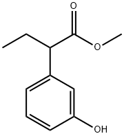 Methyl 2-(3-hydroxyphenyl)butanoate Struktur