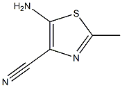 5-aMino-2-Methylthiazole-4-carbonitrile Struktur