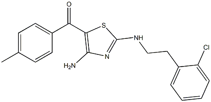 (4-aMino-2-((2-chlorophenethyl)aMino)thiazol-5-yl)(p-tolyl)Methanone