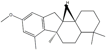 (6aR,11aR,11bR)-9-Methoxy-4,4,6a,7,11b-pentaMethyl-2,3,4,4a,5,6,6a,11,11a,11b-decahydro-1H-benzo[a]fluorene Structure