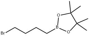 2-(4-溴丁基)-4,4,5,5-四甲基-1,3,2-二氧杂环硼烷, 124215-50-5, 结构式
