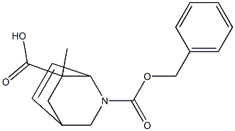 2-benzyl 7-Methyl 2-azabicyclo[2.2.2]oct-5-ene-2,7-dicarboxylate Structure