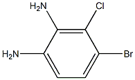 4-broMo-3-chlorobenzene-1,2-diaMine,,结构式