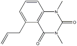 5-allyl-1,3-diMethylquinazoline-2,4(1H,3H)-dione Structure