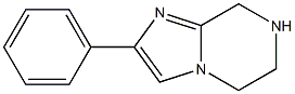 5,6,7,8-tetrahydro-2-phenyliMidazo[1,2-a]pyrazine,,结构式