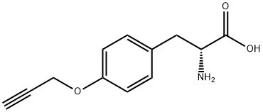 (S)-2-aMino-3-(4-(prop-2-yn-1-yloxy)phenyl)propanoic acid Struktur