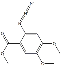 Methyl 2-azido-4,5-diMethoxybenzoate Structure