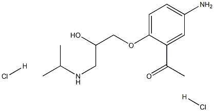 盐酸醋丁洛尔杂质D, , 结构式