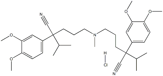 5,5'-(MethyliMino)bis[2-(3,4-diMethoxyphenyl)-2-(1-Methylethyl)pentanenitrile] Hydrochloride|盐酸维拉帕米杂质N
