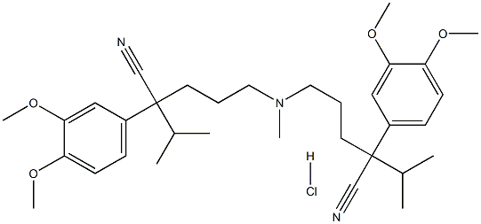 5,5'-(MethyliMino)bis[2-(3,4-diMethoxyphenyl)-2-(1-Methylethyl)pentanenitrile] Hydrochloride