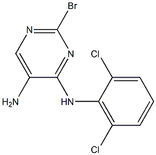 2-broMo-N4-(2,6-dichlorophenyl)pyriMidine-4,5-diaMine