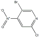 Pyridine, 5-broMo-2-chloro-4-nitro- Structure