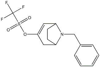 8-苄基-3-(三氟甲基磺酰基)-8-氮杂双环[3.2.1]辛烯, , 结构式