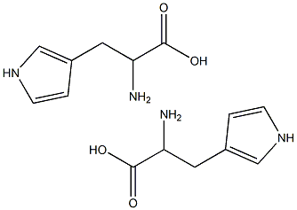 3-(3-Pyrrolyl)-DL-alanine 3-(3-Pyrrolyl)-DL-alanine Struktur