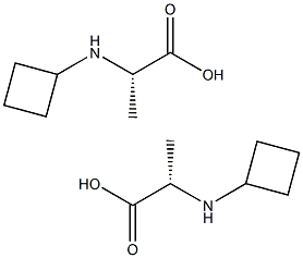 DL-Cyclobutylalanine DL-Cyclobutylalanine,,结构式