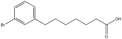 7-(3-broMo-phenyl)-heptanoic acid 结构式