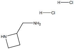 2-氮杂环丁烷甲胺二盐酸盐 结构式