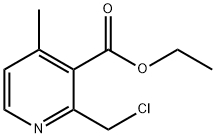ethyl 2-(chloroMethyl)-4-Methylnicotinate Struktur