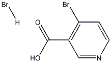 4-broMopyridine-3-carboxylic acid hydrobroMide 化学構造式