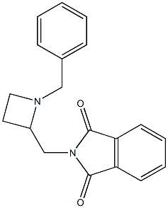 2-(1-Benzyl-azetidin-2-ylMethyl)-isoindole-1,3-dione 结构式