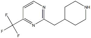2-Piperidin-4-ylMethyl-4-trifluoroMethyl-pyriMidine,1359702-39-8,结构式