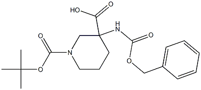 3-BenzyloxycarbonylaMino-piperidine-1,3-dicarboxylicacid1-tert-butylester