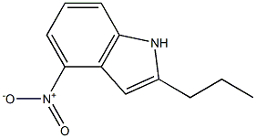 4-Nitro-2-propyl-1H-indol Struktur