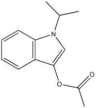 Acetic acid 1-isopropyl-1H-indol-3-yl ester Struktur