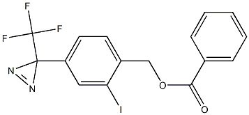 2-Iodo-4-[3-(trifluoroMethyl)-3H-diazirin-3-yl]benzyl Benzoate Structure