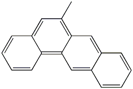 6-Methyl-1,2-benzanthracene Structure