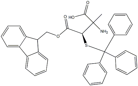 (R)-FMoc-2-aMino-2-Methyl-3-tritylsulfanyl-propionic acid