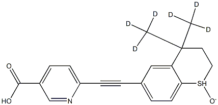 6-[(3,4-Dihydro-4,4-(diMethyl-d6)-1-oxido-2H-1-benzothiopyran-
6-yl)ethynyl]-3-pyridinecarboxylic Acid
