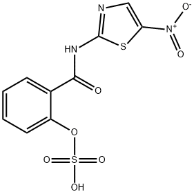 2-Sulfooxy-N-(5-nitro-2-thiazolyl)benzaMide Structure