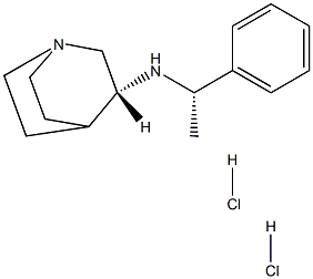 (R)-N-((S)-1-phenylethyl)quinuclidin-3-aMine (dihydrochloride) Struktur
