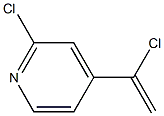 2-chloro-4-(1-chlorovinyl)pyridine,,结构式