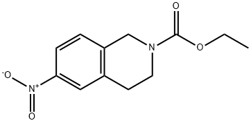 6-硝基-3,4-二氢异喹啉-2(1H)-羧酸乙酯, 1415559-40-8, 结构式